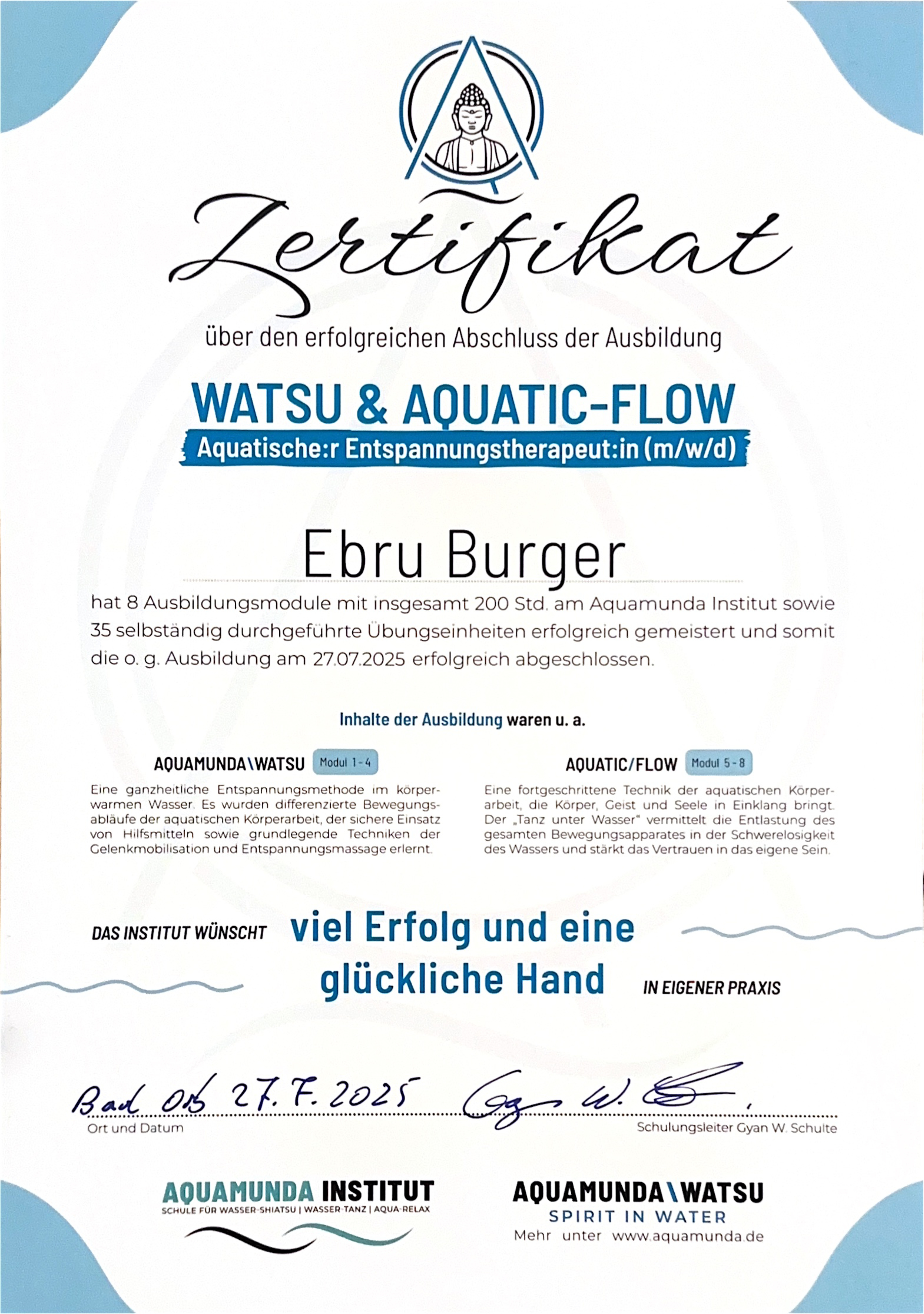 Watsu & Aquatic Flow